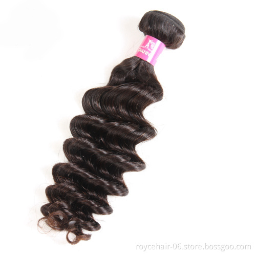 Raw Virgin Indian Hair Bundles 100% Human Hair Extensions For Black Women